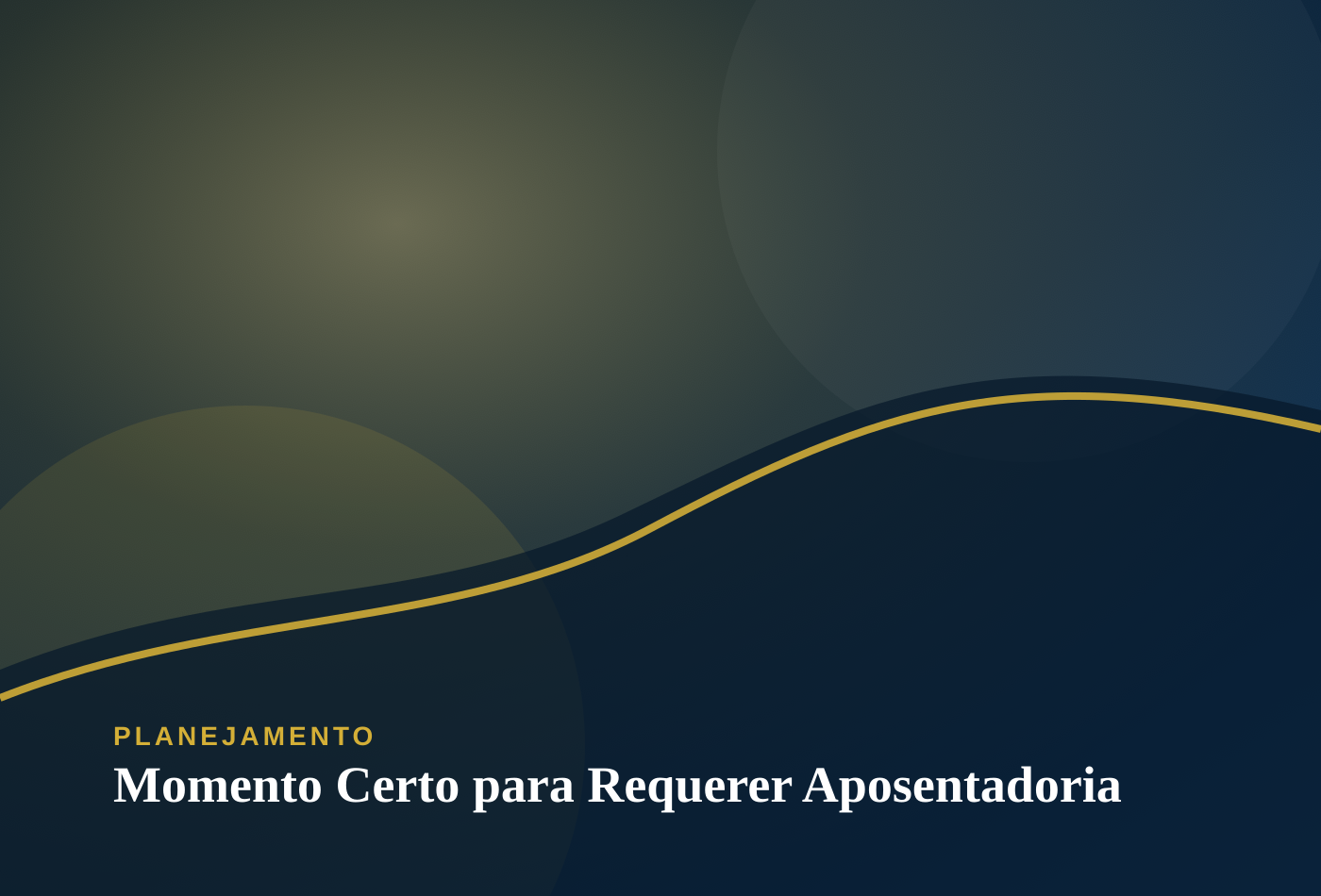 Ilustração sobre Momento Certo para Requerer Aposentadoria