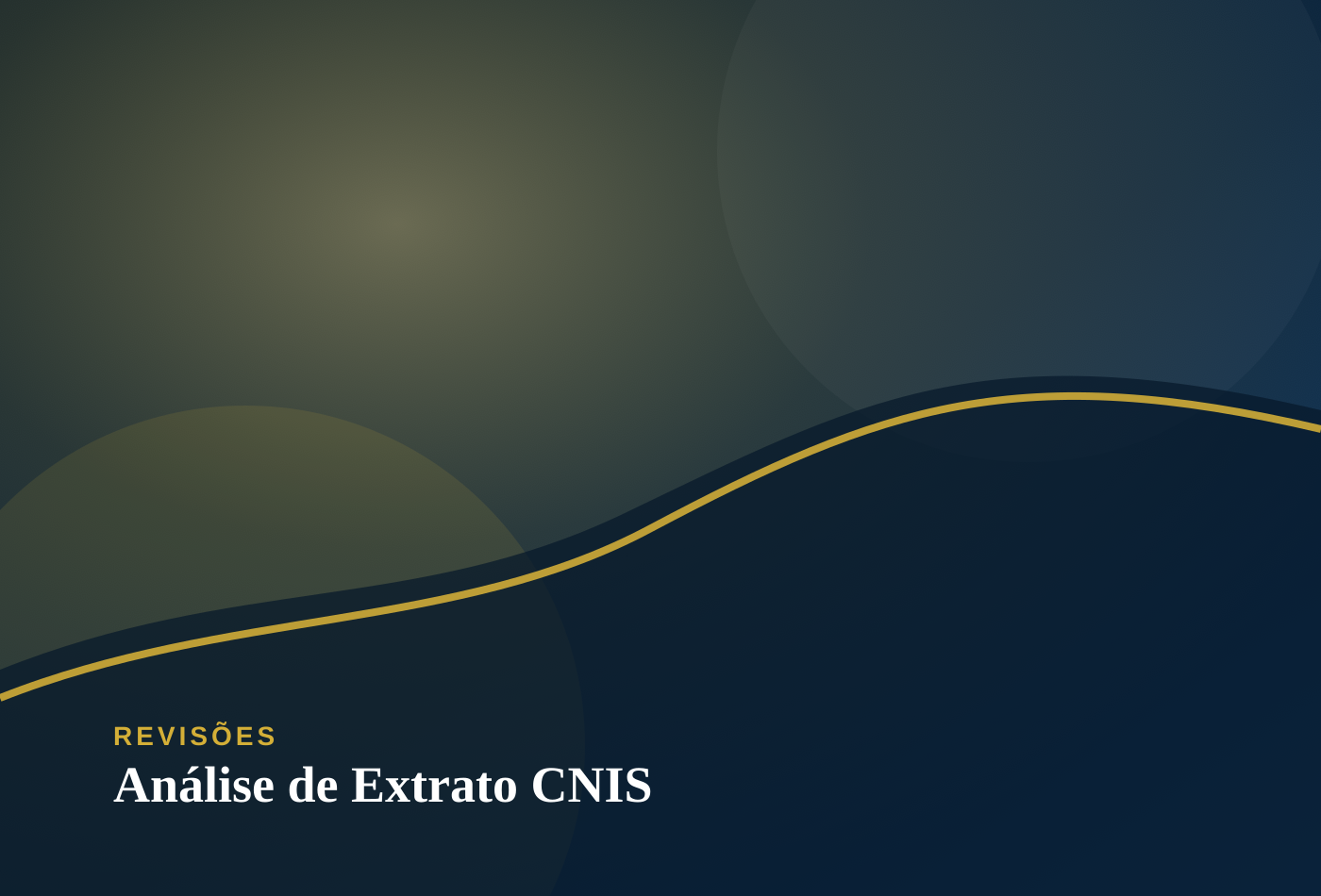 Ilustração sobre Análise de Extrato CNIS
